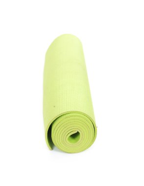 Yeşil yoga mat