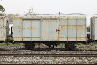 eski bir tren Park Bogie