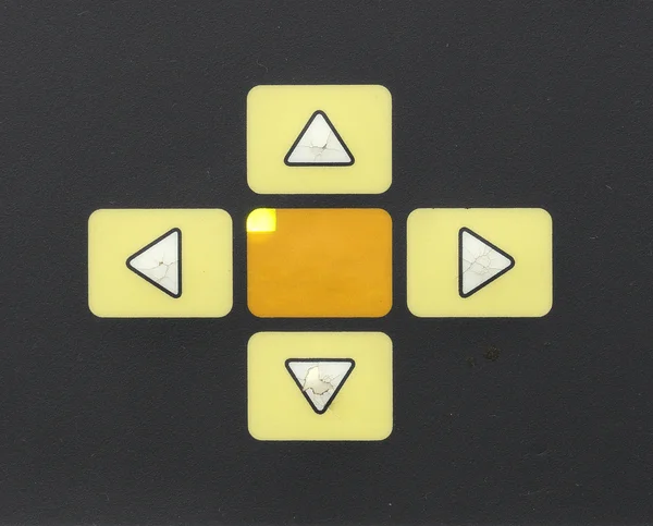 Botones de control - arriba, abajo, derecha, izquierda — Foto de Stock