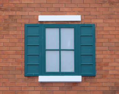 Vintage duvar arka plan penceresiyle 