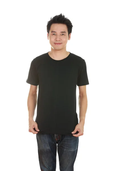 Mann mit leerem T-Shirt — Stockfoto