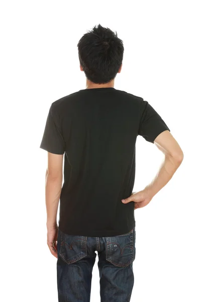 Man with blank t-shirt — Stock Photo, Image