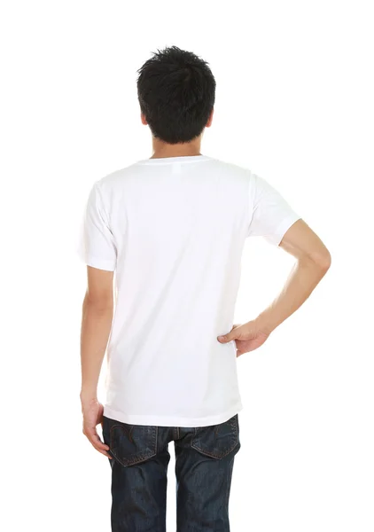 Hombre con camiseta en blanco —  Fotos de Stock