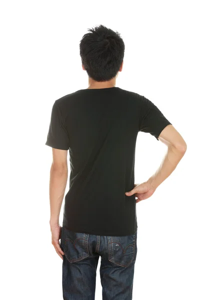 Mann mit leerem T-Shirt — Stockfoto