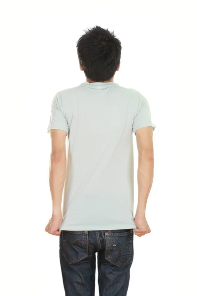 Man with blank t-shirt Royalty Free Stock Photos