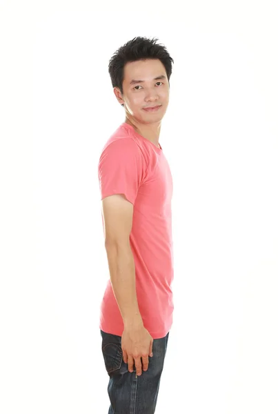 Man with t-shirt (side view) — Stock Photo, Image