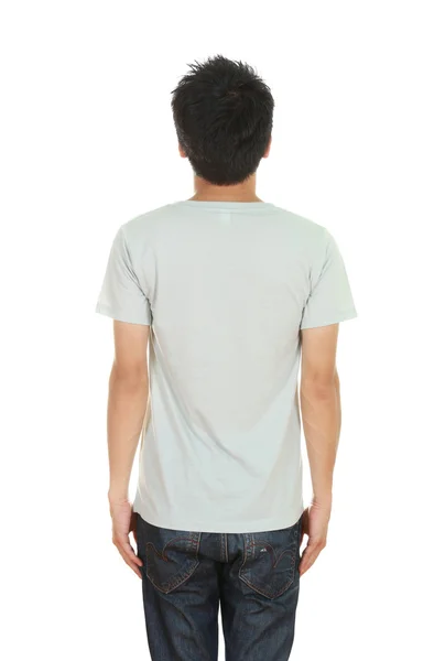 Man med Tom t-shirt — Stockfoto