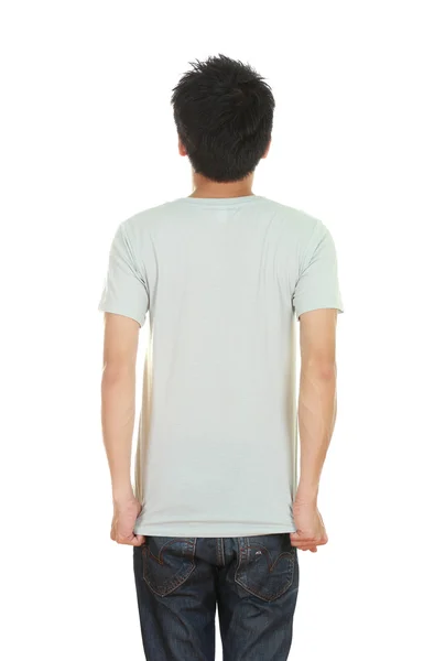 Man med Tom t-shirt — Stockfoto