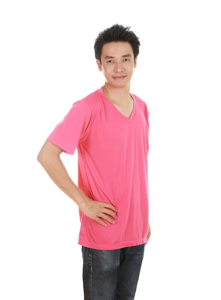 Uomo con t-shirt (vista laterale ) — Foto Stock