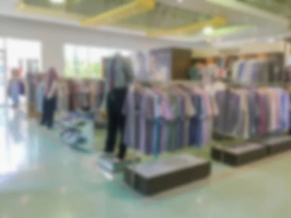 Rozmazaný obraz obchod s oblečením — Stock fotografie