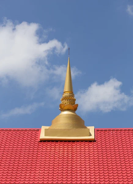 Toit temple thaïlandais — Photo