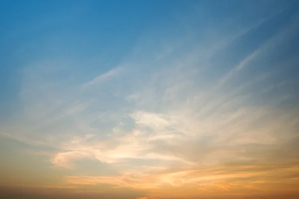 日落时分的天空 — 图库照片