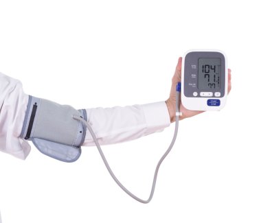 Doktor eliyle dijital tansiyon aleti
