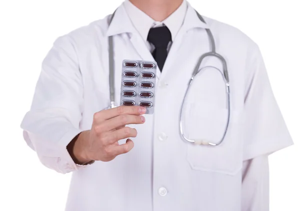 Doctor with pills — Stock Photo, Image