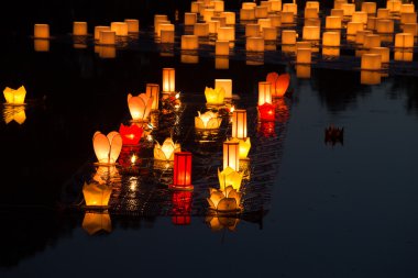 Sukhothai Tarih Parkı Loy Kratong Festivali