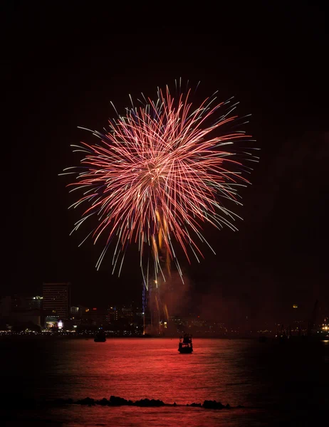 Pattaya internationella Fireworks Festival — Stockfoto