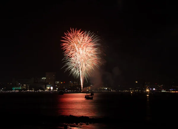 Pattaya internationella Fireworks Festival — Stockfoto