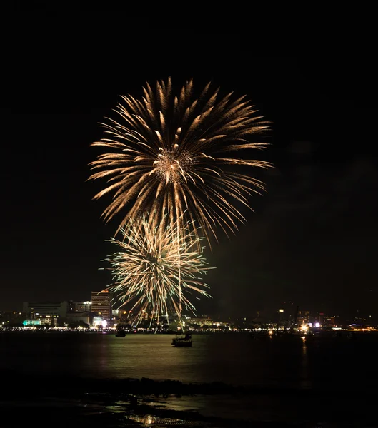 Pattaya internationella Fireworks Festival — Stockfoto