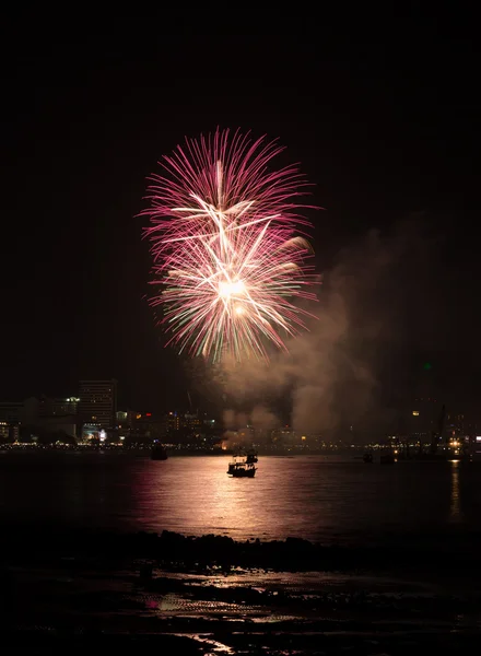 Pattaya International Fireworks Festival — Stock Photo, Image