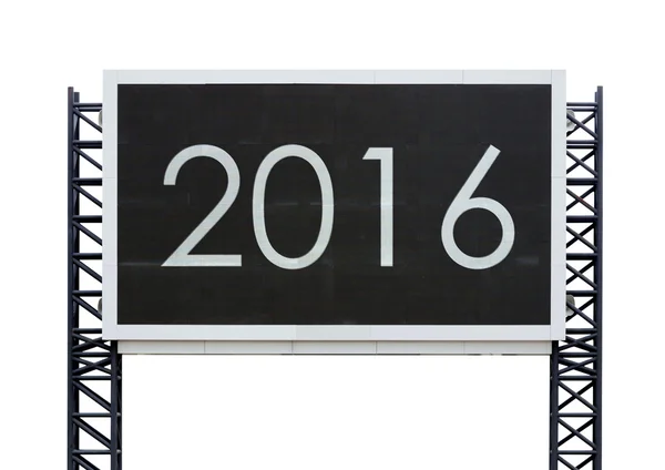 Bonne année 2016 sur grand panneau — Photo