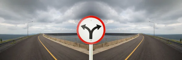 çatal Kavşağı kavşak SiiL iki şekilde işaretiyle