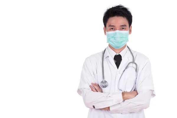 Doctor with arms crossed — Stock Photo, Image