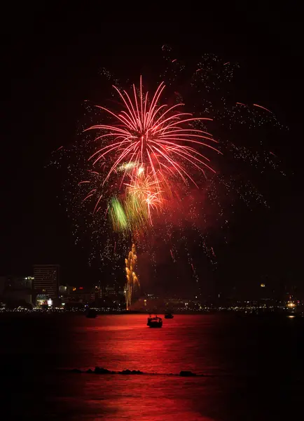 Pattaya internationale Fireworks Festival — Stockfoto