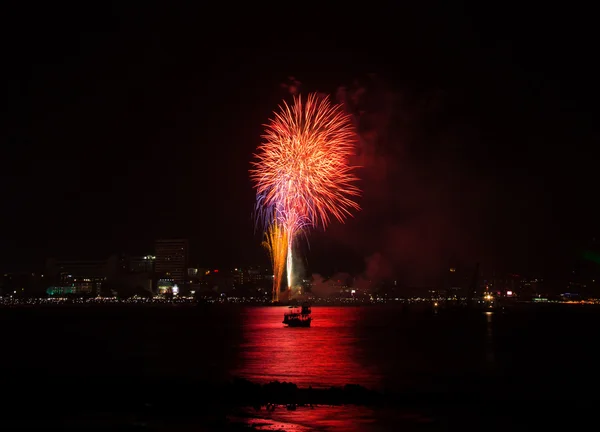 Festival Internacional de Fogos de Artifício de Pattaya — Fotografia de Stock