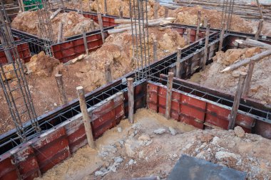 ev yapımı için beton ışın kalıp