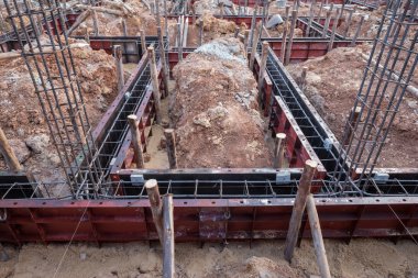 ev yapımı için beton ışın kalıp