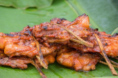 Izgara tavuk kemikleri