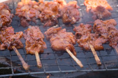 Izgara tavuk kemikleri