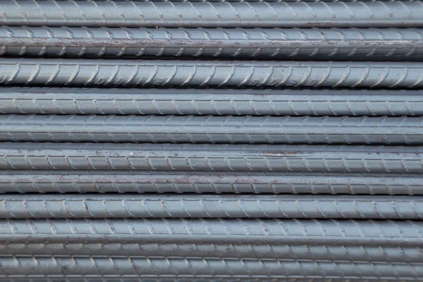 Steel rods or bars for construction — Stock Photo, Image