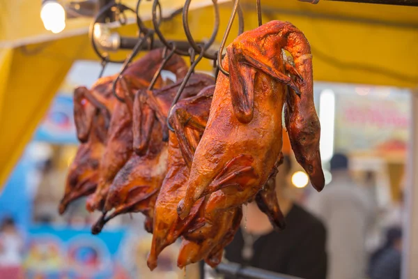 Duck Roasted for sale at market — Stock Photo, Image