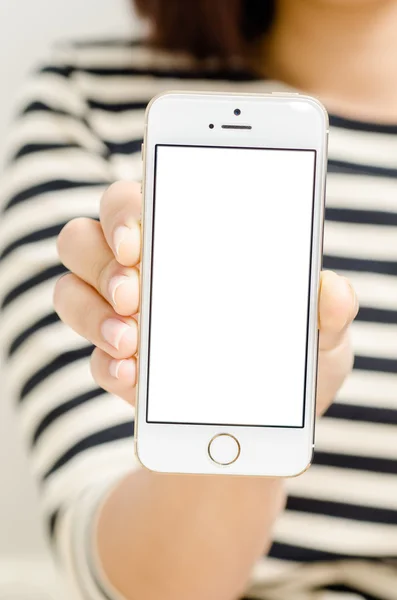 izole kadın el telefon tablet dokunmatik bilgisayar gadg tutarak