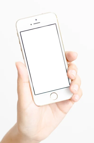 izole kadın el telefon tablet dokunmatik bilgisayar gadg tutarak