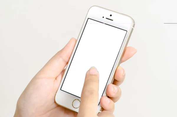 izole kadın el telefon tablet dokunmatik bilgisayar gadg tutarak