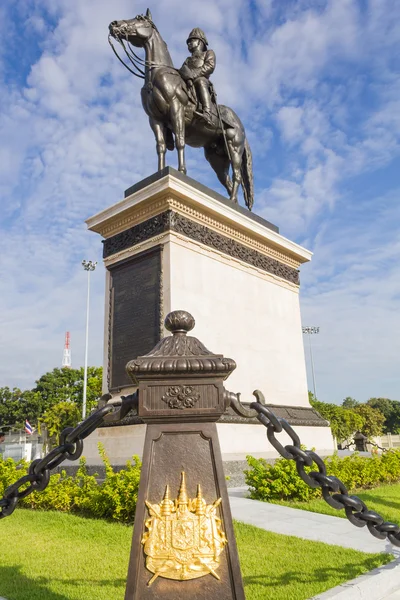 Kung Rama V Ridsport Monument — Stockfoto