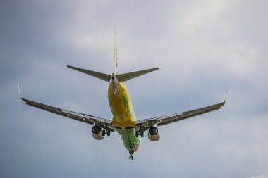 Bangkok, Tayland - 20 Mayıs 2015: Hs-Dbr Nok Air Boeing 737-800 