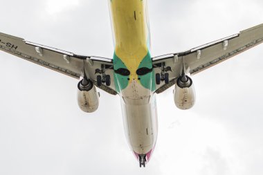 Bangkok, Tayland - 20 Mayıs 2015: Hs-Dbq Nok Air Boeing 737-800 