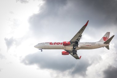 Bangkok, Tayland - 20 Mayıs 2015: Hs-Lth Tay aslan Boeing 73 hava