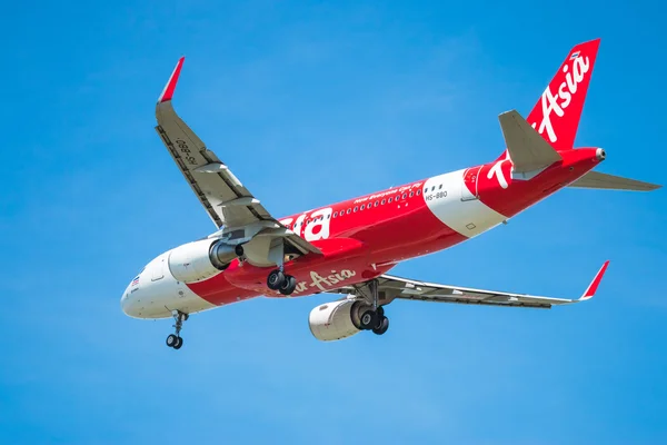 BANGKOK, TAILANDIA - 1 DE JUNIO DE 2015: HS-BBO Airbus A320-216 de Tailandia — Foto de Stock