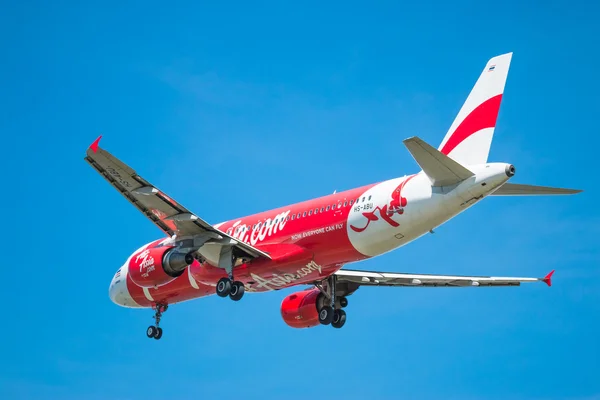 BANGKOK, TAILANDIA - 1 DE JUNIO DE 2015: HS-BBG Airbus A320-216 de Tailandia — Foto de Stock