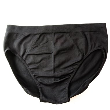 erkek yeni iç çamaşırı siyah izole üzerinde beyaz arka plan rengi