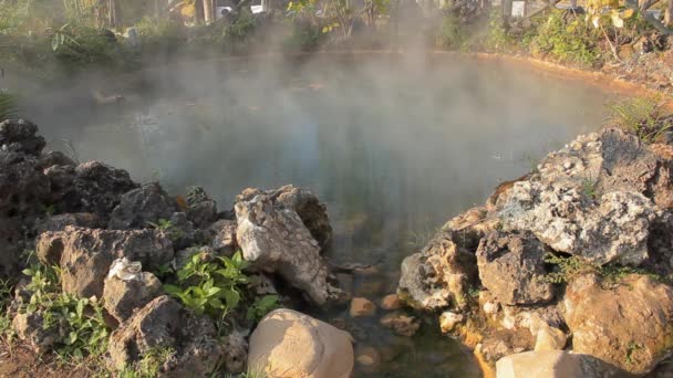 Warmwaterbronnen in Thailand — Stockvideo