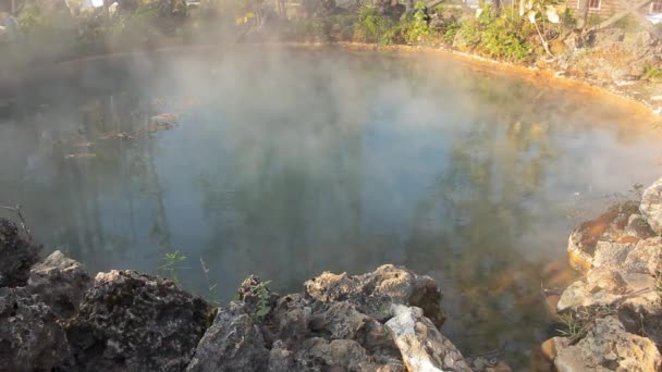 Hot springs in Thailand — Stock Video