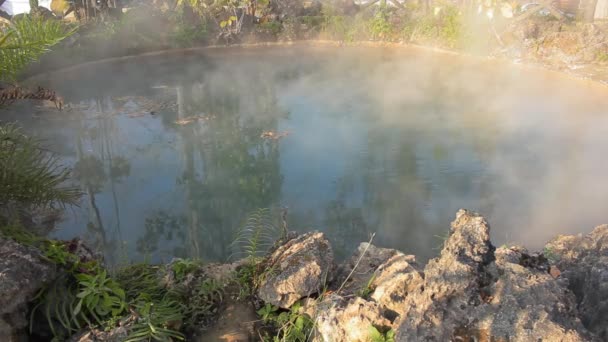 Hot springs in Thailand — Stock Video