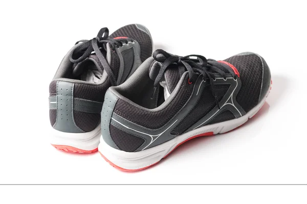 New unbranded running shoe color black and red, sneaker — Φωτογραφία Αρχείου