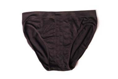 Male new underpants or underware bikini black color isolated