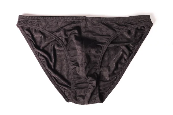 Male new underpants or underware bikini black color isolated — Stockfoto